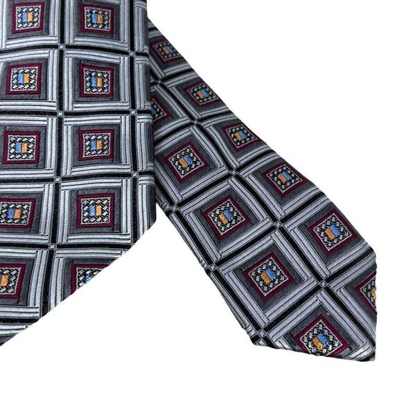 Jos A Bank Joseph Signature Gold Mens Neck Tie Necktie 100% Silk 4" - Picture 8 of 16